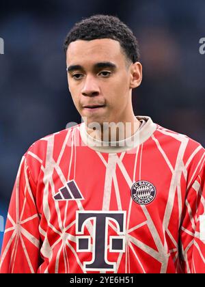 BOCHUM - Jamal Musiala of FC Bayern Munchen during the Bundesliga match between VFL Bochum 1848 and FC Bayern Munchen at the Vonovia Ruhrstadion on Oct. 27, 2024 in Bochum, Germany. ANP | Hollandse Hoogte | GERRIT VAN KEULEN Stock Photo