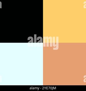 rectangle pieces, rainbow colored jigsaw puzzle background, four different colors background. Isolated pieces of abstract vector illustration Stock Vector