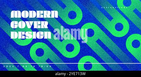 Abstract and Creative Cover or Horizontal Poster in Modern Technology Concept, for Identity, Branding, Advertising or Promotion Stock Vector