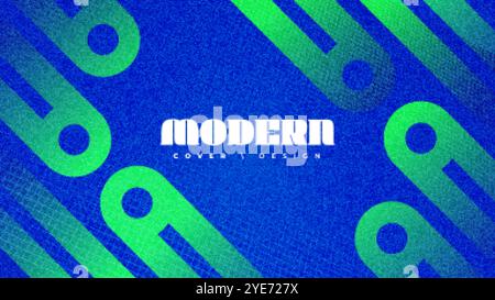 Abstract and Creative Cover or Horizontal Poster in Modern Technology Concept, for Identity, Branding, Advertising or Promotion Stock Vector