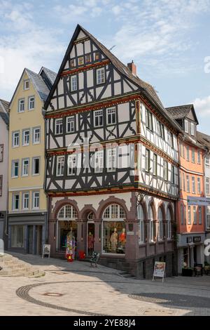 Wetzlar, Eisenmarkt, Haus zur alten Münze Stock Photo