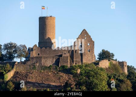 Krofdorf-Gleiberg bei Gießen, Burg Gleisberg, Ansicht von Nordwesten Stock Photo