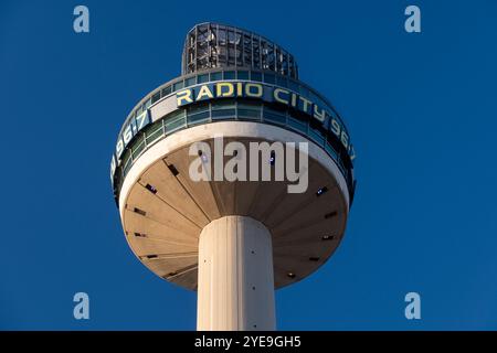 Radio City Tower or St Johns Beacon, Liverpool City Centre, Liverpool, Merseyside, England, UK Stock Photo