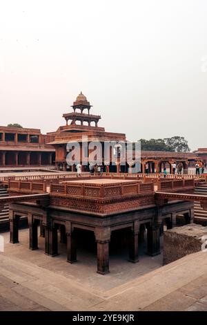 Holy Tomb of Hazrat Salim Chishti; Fatehpur Sikri, Uttar Pradesh, India Stock Photo