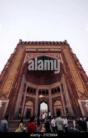 Holy Tomb of Hazrat Salim Chishti; Fatehpur Sikri, Uttar Pradesh, India Stock Photo