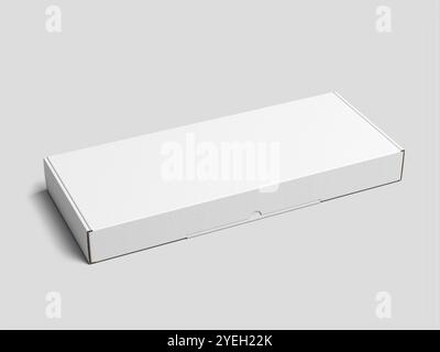 Rectangular Box Mockup Stock Photo