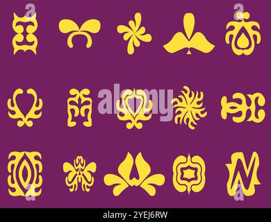 Logo Set for Business Company and Logo Ideas. Stock Vector