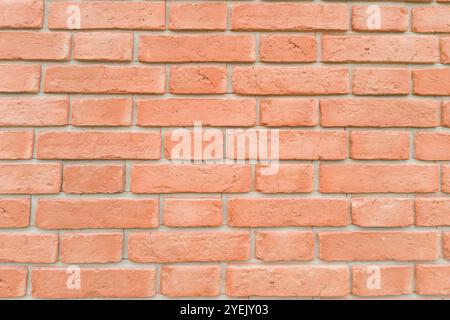 Orange Brick Wall Texture Abstract Stock Photo