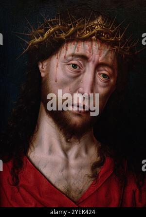 Head of Christ Crowned with Thorns. Christ as Ruler of the Universe ...