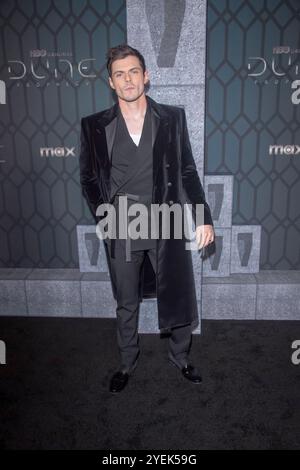 New York, United States. 30th Oct, 2024. Chris Mason attends the world premiere of HBO's ''Dune: Prophecy'' at Jazz at Lincoln Center in New York, USA, on October 30, 2024. (Photo by Thenews2/NurPhoto) Credit: NurPhoto SRL/Alamy Live News Stock Photo