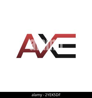 AXE letter logo design Initials AXE typography logo. Monogram logo AXE typography for technology business and real estate brand Stock Vector