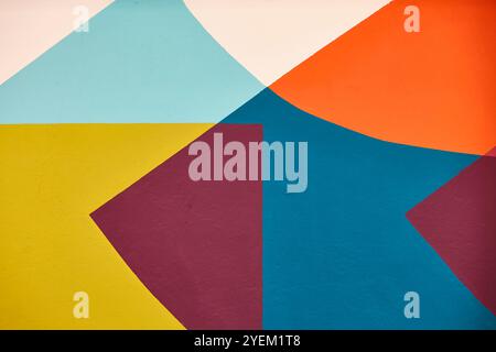 Multi colored abstract textured background. Purple yellow blue white Stock Photo
