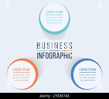 Circle Infographic design 9 steps, objects, elements or options ...