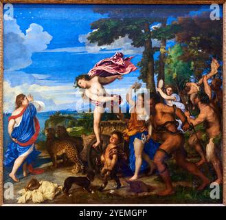 Bacchus and Ariadne - by Titian, 1523 Stock Photo - Alamy