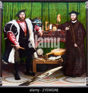 The Ambassadors, 1533, Hans Holbein the Younger (1497/8-1543), The National Gallery, London, UK Stock Photo