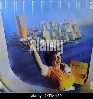 Supertramp - Breakfast In America - Original Vinyl Cover Stock Photo