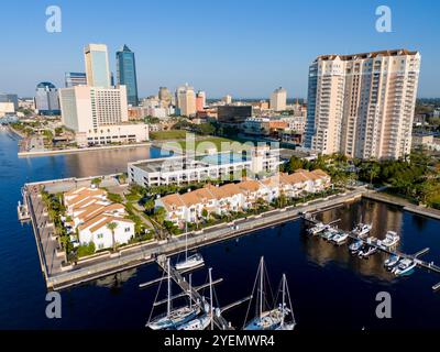 Residential housing Downtown Jacksonville FL 2024 near downtown Stock Photo