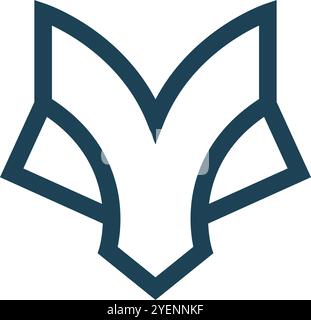 Wolf icon logo design template Stock Vector