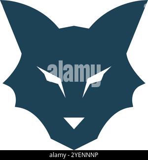 Wolf icon logo design template Stock Vector