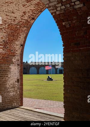 Fort Pulaski National Monument, Savannah, Georgia, USA Stock Photo