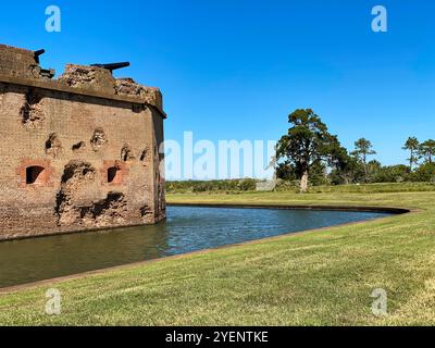 Fort Pulaski National Monument, Savannah, Georgia, USA Stock Photo