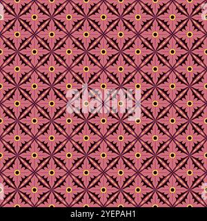 Moroccan tile. Mexican Spanish Talavera. Endless swatch with arabesque. batik vector Stock Vector