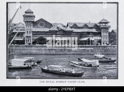 Royal Bombay Yacht Club from the Article EQUIPMENT AND METHODS OF THE INDIAN DOCKYARDS. By A. C. Bowden.  from The Engineering Magazine Devoted to Industrial Progress Volume XX 1900 - 1901  The Engineering Magazine Co Stock Photo