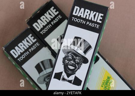 Photographs of Darkie Brand Toothpaste from 1980s Hong Kong Concept ...