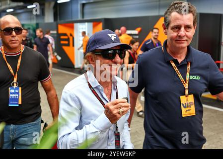 Sao Paulo, Brazil. 01st Nov, 2024. Emerson Fittipaldi (BRA). Formula 1 World Championship, Rd 21, Brazilian Grand Prix, Friday 1st November 2024. Sao Paulo, Brazil. Credit: James Moy/Alamy Live News Stock Photo