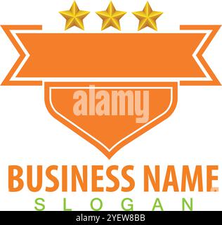 new business logo design high quality Stock Vector