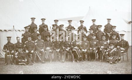 A cap badge of the Queen's Own West Kent Yeomanry. pre 1920 Stock