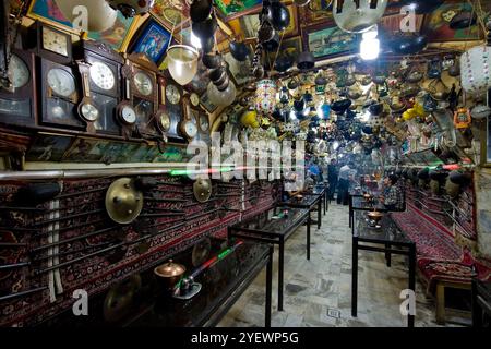 Iran. Isfahan. Traditional Tea House Stock Photo