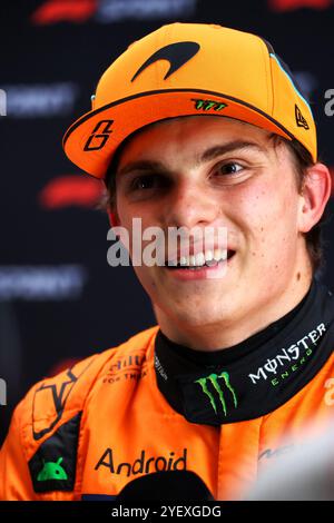 Sao Paulo, Brazil. 01st Nov, 2024. Oscar Piastri (AUS) McLaren. 01.11.2024. Formula 1 World Championship, Rd 21, Brazilian Grand Prix, Sao Paulo, Brazil, Sprint Qualifying Day. Photo credit should read: XPB/Alamy Live News. Stock Photo