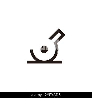 simple table tennis line equipment logo vector Stock Vector
