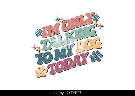 Retro Dog SVG Design Stock Vector