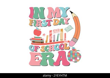 teacher Book Lever SVG Design Stock Vector