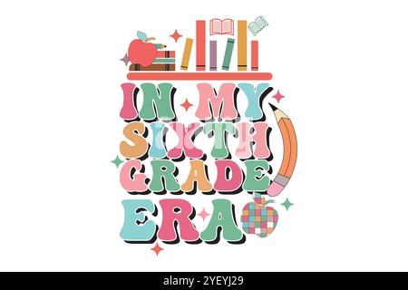teacher Book Lever SVG Design Stock Vector