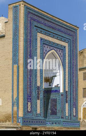 Complex of mausoleums Shahi Zinda in Samarkand, Uzbekistan, Asia Stock Photo