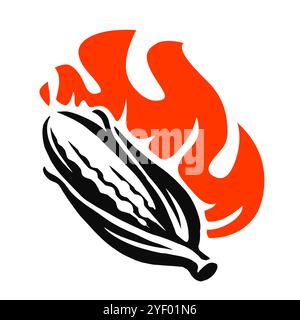 Sweet corn icon logo design illustration template Stock Vector Image ...
