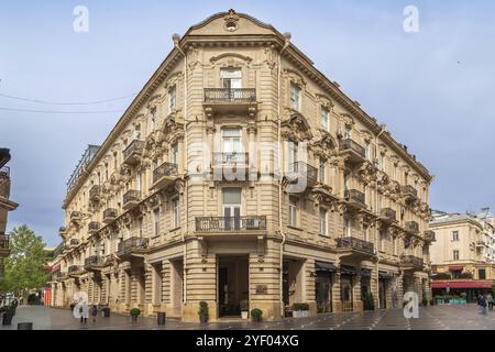 Street in Baku city center, Azerbaijan, Asia Stock Photo