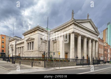 St Mary's Church, known also as St Mary's Pro-Cathedral is a pro-cathedral and is the episcopal seat of the Roman Catholic Archbishop of Dublin and Pr Stock Photo