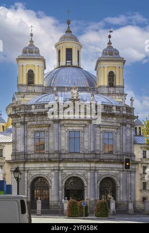 Royal Basilica of San Francisco el Grande is a Roman Catholic church in central Madrid, Spain, Europe Stock Photo