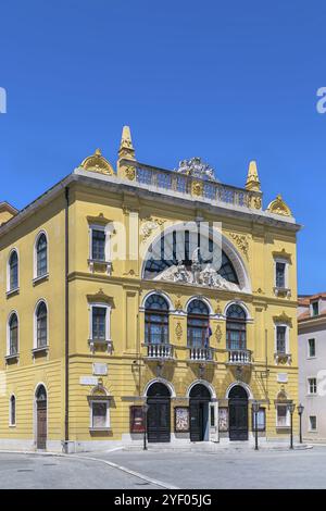 Croatian National Theatre building in Split. Originally opened in 1893 Stock Photo