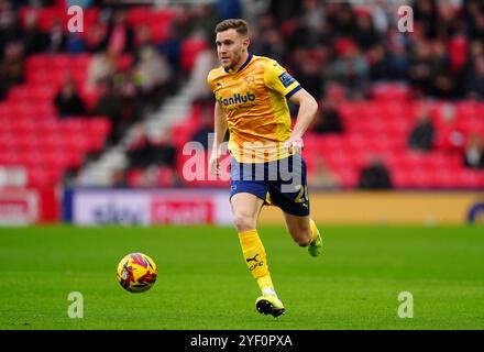 Derby County's Callum Elder during the Sky Bet Championship match at the bet365 Stadium, Stoke. Picture date: Saturday November 2, 2024. Stock Photo