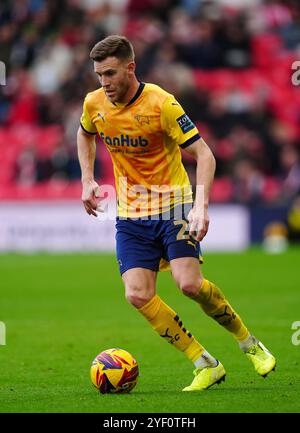 Derby County's Callum Elder during the Sky Bet Championship match at the bet365 Stadium, Stoke. Picture date: Saturday November 2, 2024. Stock Photo