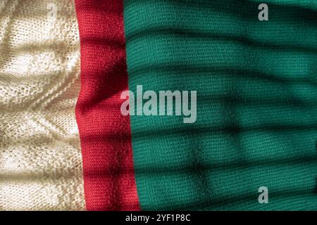 Wool knitted sweaters texture clothing background Stock Photo