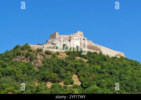 the old famous castle Diemrich in Deva, Romania Stock Photo