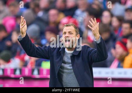 Bo Svensson , Union Berlin Trainer   in the match  FC BAYERN MUENCHEN - 1.FC UNION BERLIN   on Nov 2, 2024 in Munich, Germany. Season 2024/2025, 1.Bundesliga, FCB,, München, matchday 9, 9.Spieltag Photographer: Peter Schatz   - DFL REGULATIONS PROHIBIT ANY USE OF PHOTOGRAPHS as IMAGE SEQUENCES and/or QUASI-VIDEO - Stock Photo