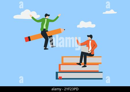 business Team strategy for business success concept, team of business people working Stock Vector
