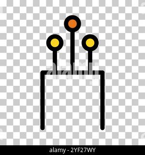 Optical cable icon, technology information wire web network, digital internet vector illustration . Stock Vector